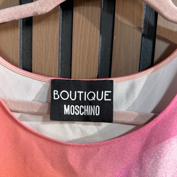 Moschino Pink and White Gradient Dress Sz S - Picture 4 of 6